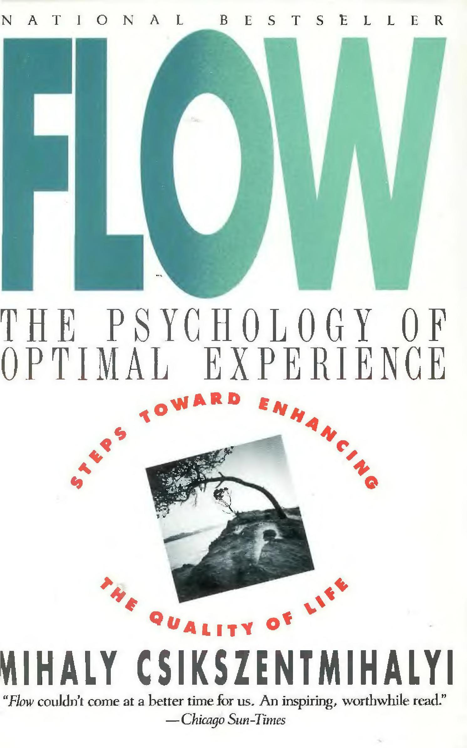 Flow: The Psychology of Optimal Experience book cover