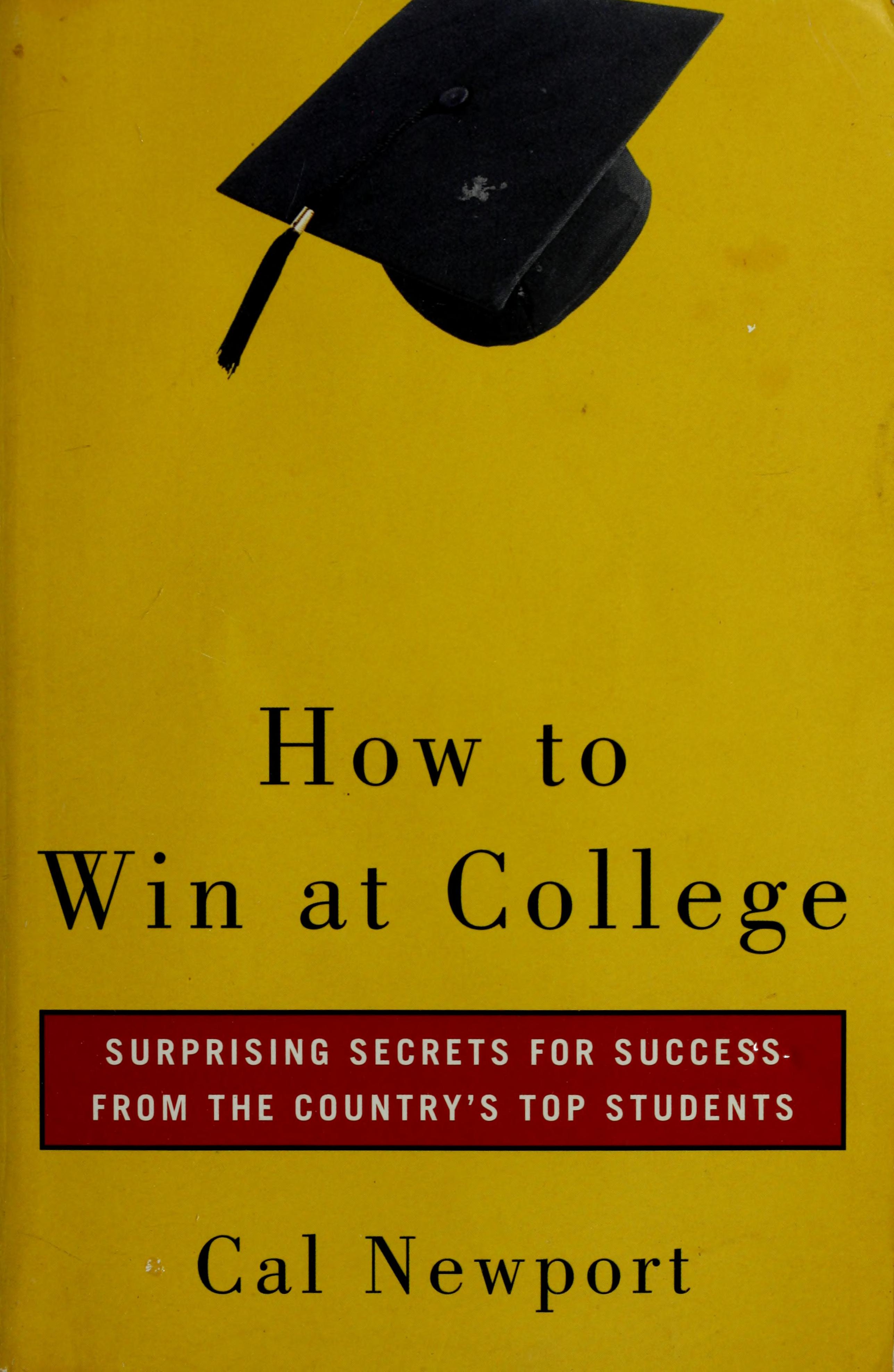 How to Win at College book cover