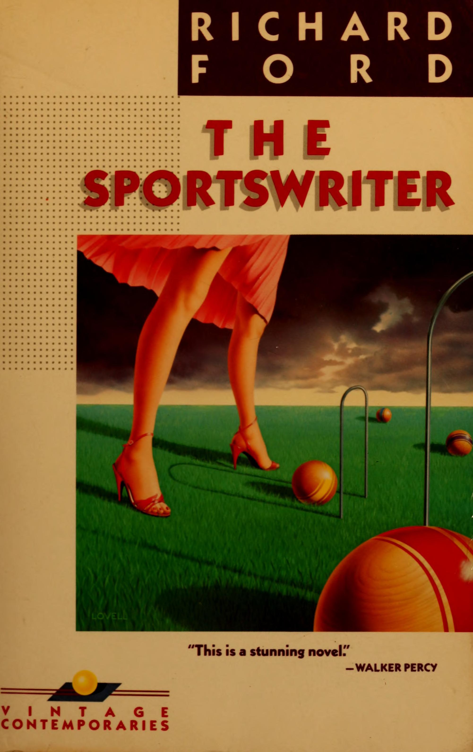 The Sportswriter book cover